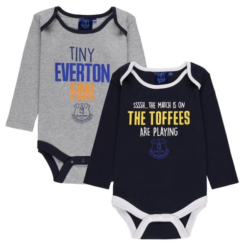 Everton 2 Pack long Sleeve Bodies - Baby