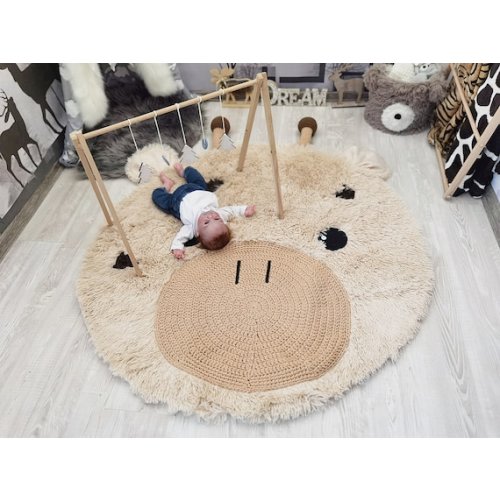 Giraffe Rug Nursery Animal Rug Woodland Baby Shower Nursery - Etsy