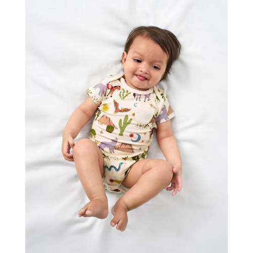 Wild Frontier Pocket Bodysuit | Little Sleepies
