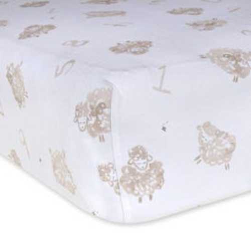 Counting Sheep Organic Cotton BEESNUG® Fitted Crib Sheet| Burt's Bees Baby®