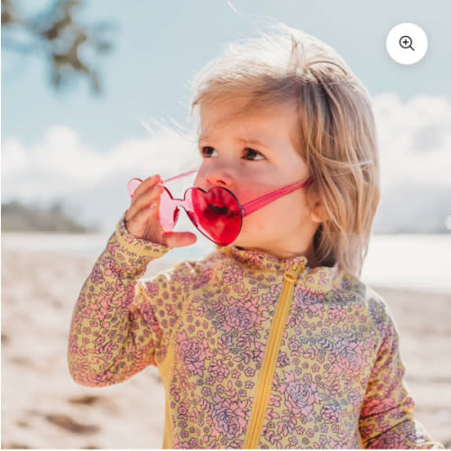 Sunsuit - Long Sleeve Romper Swimsuit | "Ditsy Floral"