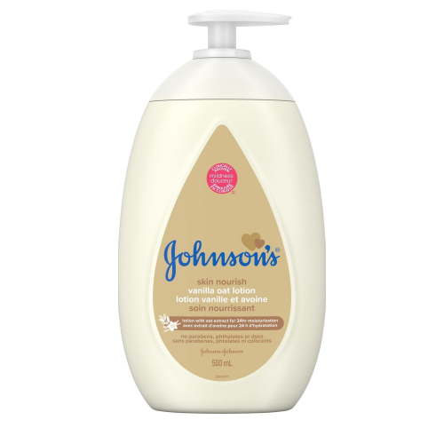 Johnson's Baby Lotion, Skin Nourish Vanilla Oat Lotion, 500 mL - Walmart.ca