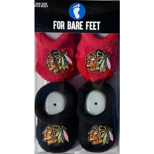 FBF - Officially Licensed NHL Infant Bootie Socks 0-12 Months - 2 Pack