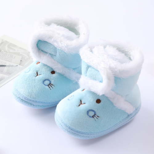 Bysome Toddler Boys Girls Shoes Shoes Soft Baby Snow Booties Warming Boots Baby Shoes Blue 0-3 Months