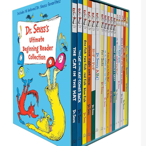 Dr. Seuss's Ultimate Beginning Reader Boxed Set Collection: Includes 16 Beginner Books and Bright & Early Books