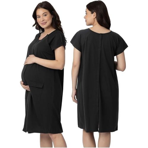 Kindred Bravely Universal Labor and Delivery Gown for Hospital | 3 in 1 Hospital Gowns for Women
