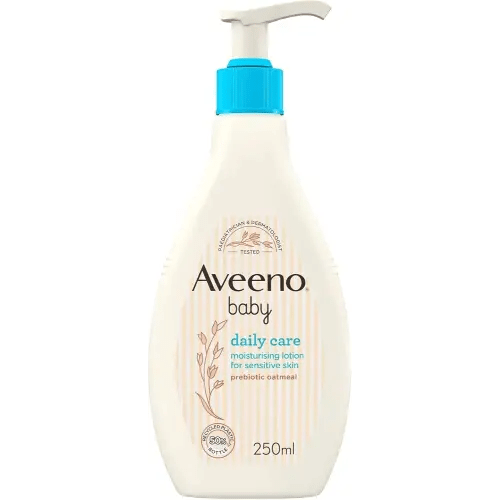 Aveeno Baby Daily Care Moisturising Lotion for Sensitive Skin (1 x 250ml) | Fast-Absorbing Face and Body Baby Lotion with Prebiotic Colloidal Oatmeal, Protects & Moisturises Skin For 24 Hours : Amazon.co.uk: Baby Products