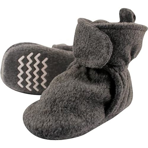 Hudson Baby Unisex-Child Cozy Fleece Booties Slipper Sock