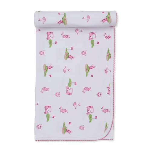 Golf Championship Pink Blanket