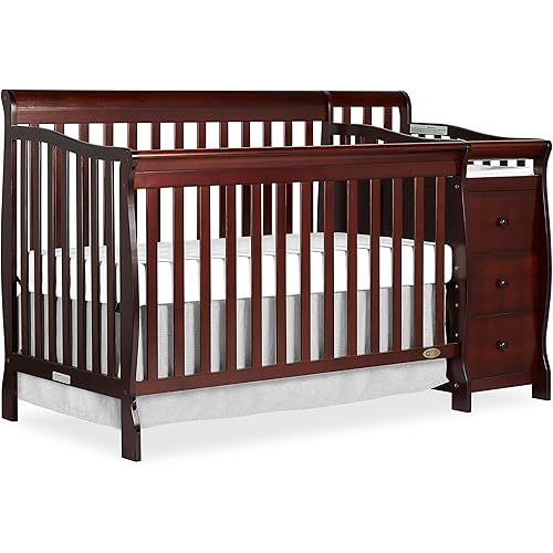 Dream On Me 5 in 1 Brody Convertible Crib with Changer