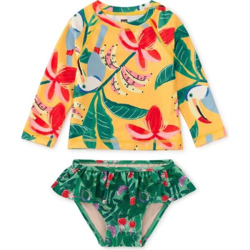 Rash Guard Baby Swim Set, Toucan Banana Tree - Tea Collection | Maisonette