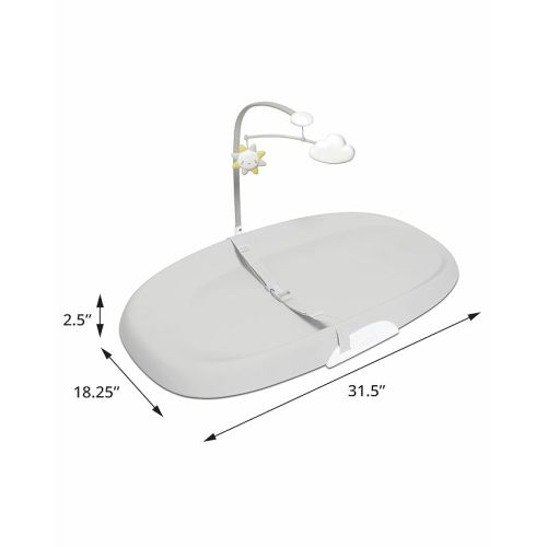 Skip Hop Nursery Style Wipe-Clean Changing Pad - Oat