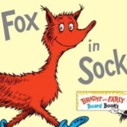 Fox in Socks: Dr. Seuss's Book of Tongue Tanglers by Dr. Seuss, Board Book | Barnes & Noble®