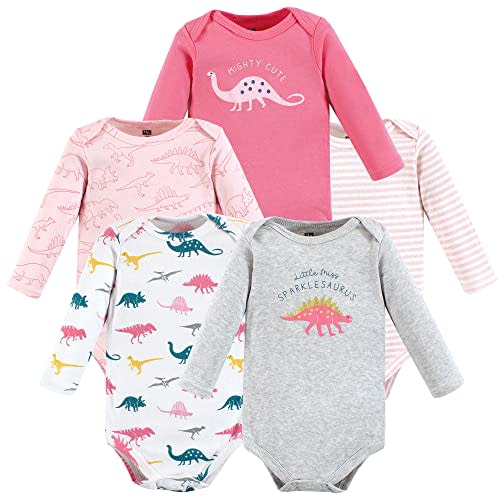Hudson Baby unisex-baby Cotton Long-sleeve Bodysuits