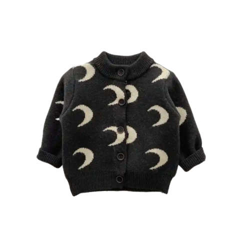 Moon Baby Knit Cardigan (Size 2/3 Years Only Left) – Witching Hour Baby