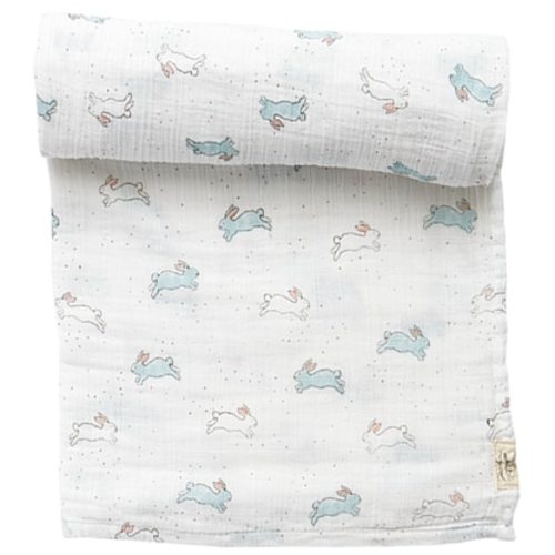 Tiny Bunnies Muslin Swaddle