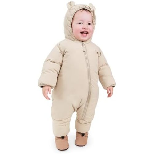 JAN & JUL Water-resistant Toasty-Dry Puffy Suit for Babies and Toddlers