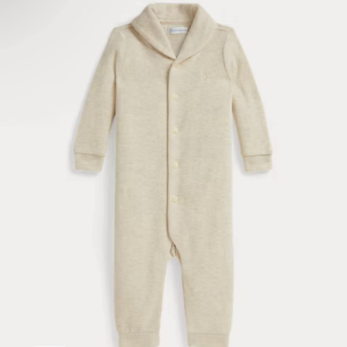 Fleece Shawl-Collar Coverall
