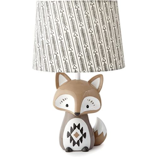 Levtex Baby - Bailey Table Lamp and Shade - Fox Lamp - Nursery Accessories - Measurements: 22 in. high and 6 in. Diameter