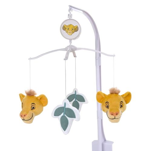 NoJo Disney Lion King - Wild About You Tan and Teal Plush Simba Musical Mobile