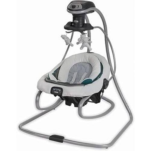 Graco DuetSoothe Swing and Rocker with Removable Swing Seat and 6 Swinging Speeds for Toddler Swing Seat and Swing Chair