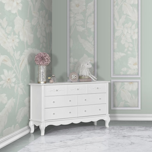 Evolur Aurora 7 Drawer Dresser & Reviews | Wayfair