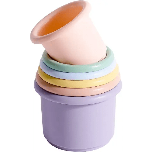 Green Sprouts Sprout Ware® Stacking Cups, 6mo+ Plant-Plastic, Dishwasher Safe, Tested for Hormones