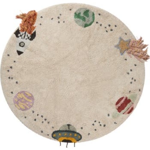 Interstellar Cotton Blend Washable Rug
