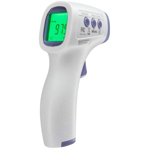 HoMedics Thermometer for Adults and Kids, Non-Contact Infrared Forehead Thermometer, Fast Accurate Results, High-Fever Alert with 4-in-1 Readings