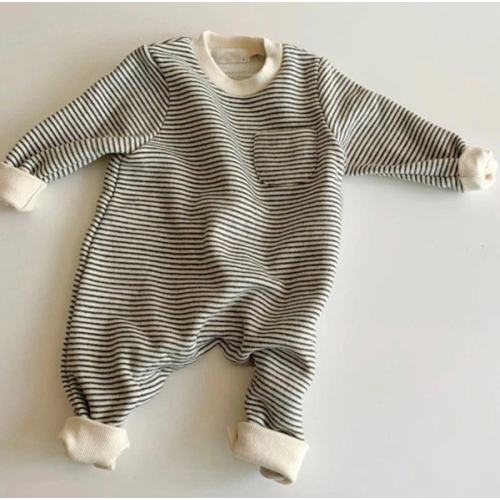 Striped Round Neck Onesie – Teeny Mini Me
