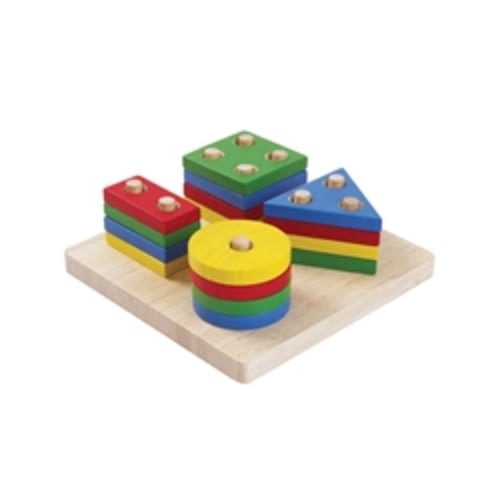 Montessori Material: Geometric Sorting Board
