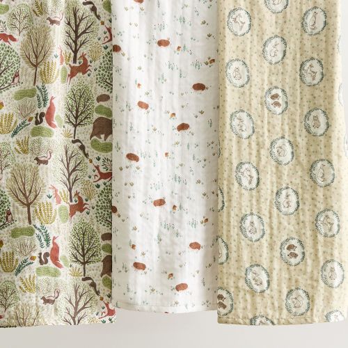 Woodland Creatures Swaddle Set