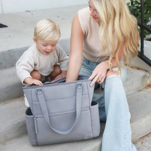 Lane Convertible Diaper Bag Tote - Sea