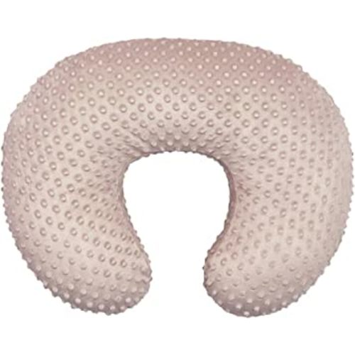 OWLOWLA Minky Nursing Pillow Cover, Breastfeeding Pillow Slipcover Fits Nursing Pillow for Baby Boy Girl(Tan)