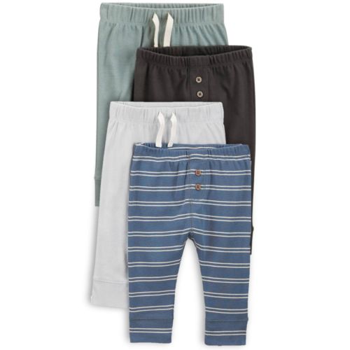 Baby 4-Pack Pull-On Cotton Pants