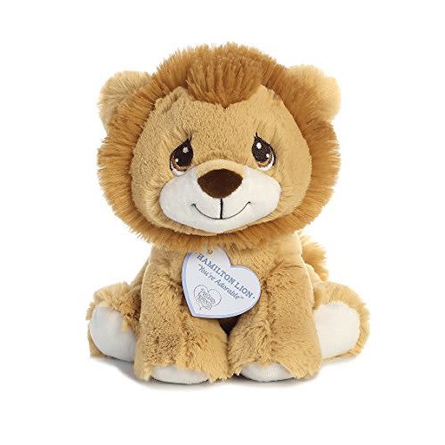 Aurora® Inspirational Precious Moments™ Hamilton Lion Stuffed Animal - Cherished Memories - Enduring Comfort - Brown 8.5 Inches