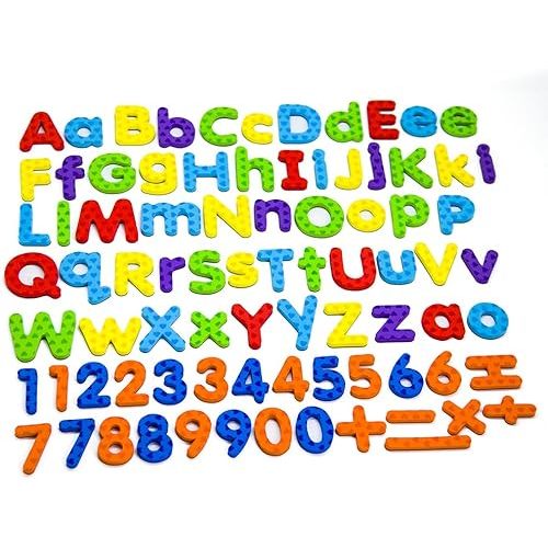 Magnetic Letters and Numbers for Classroom Educating Kids in Fun -Educational Alphabet Refrigerator Magnets Building Preschool Toddler Spelling and Learning Rfidge Magnets-112 Pieces