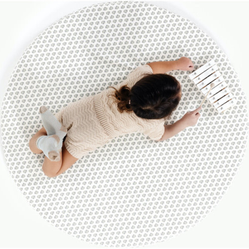 Padded Circle Play Mat, Meadow - Gathre | Maisonette