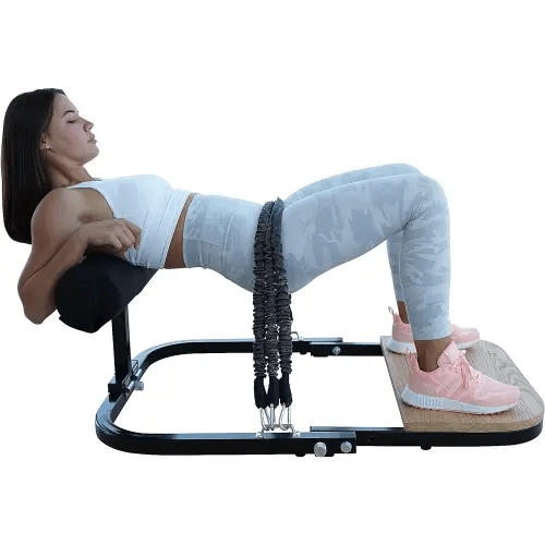 Hip Thrust Machine for High Resistance Glute Training - Home Gym Workout - Comes with 45, 90, and 135 Lbs of Resistance