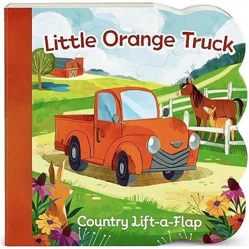 Little Orange Truck (Chunky Lift-a-flap Board Book) Board book – April 13, 2021