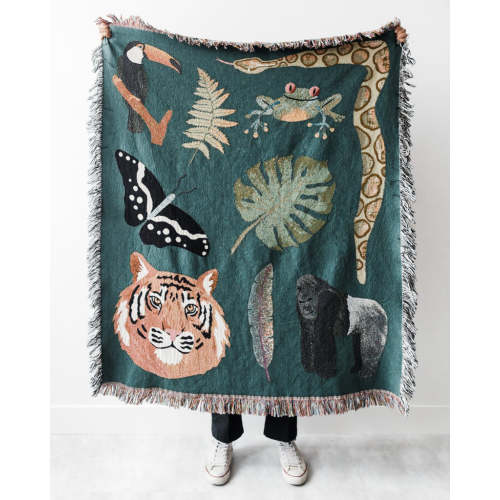 Jungle Animal Blanket