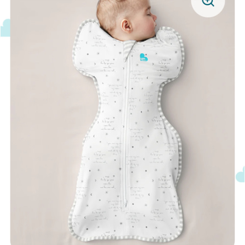 Swaddle Up™ 0.2 TOG Cotton White You Are My