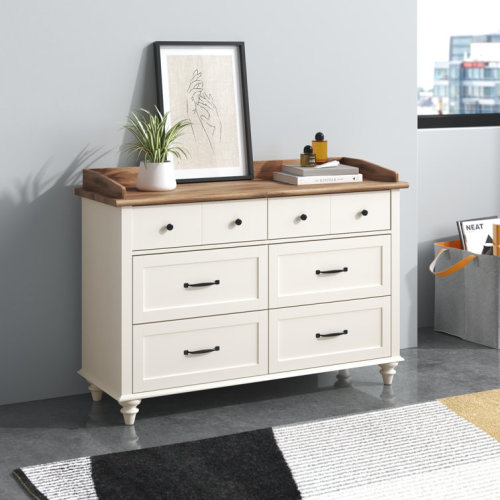 Kingsdown 6 Drawer 47.2" W Dresser