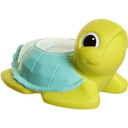 Dreambaby Baby Bath & Room Thermometer - Floating Turtle Toy for Water Temperature Monitoring - Rubber Turtle Temperature Monitoring for Newborns, Infants, and Toddlers with Fahrenheit Display