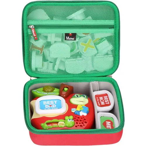 Mchoi Shockproof Carrying Case Compatible with Leapfrog Tad's Fridge Phonics Magnetic Letter Set, Case Only
