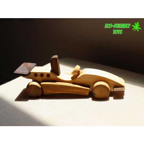 Formula 1 Wooden Toy / F1 Car / Birthday Gift For Kids / Christmas Gift For Childrens / Handmade Speed Car 100% Eco & Natural / Wooden Toys