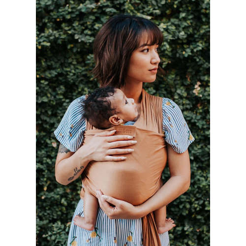 Tuck and Bundle Baby Wrap in Sandstone