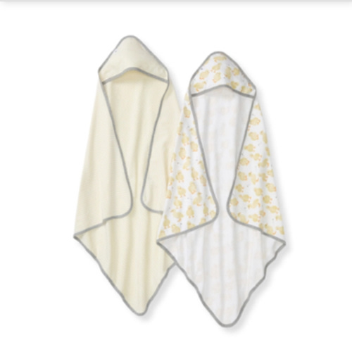 Little Ducks Organic Cotton Hooded Towels 2 Pack