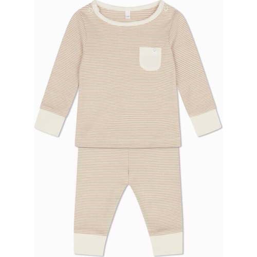 Oatmeal Stripe Pajamas - MORI | Maisonette