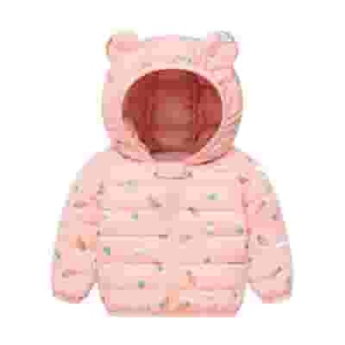 Winter Down Coats for Kids Baby Boys Girls Light Puffer Padded Jacket with Hoods Infant Outerwear Cute Baby Girls Jacket Jacket For Girls Boys Lightweight Jacket 12 Months-4 Years
